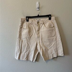 ROUCHA Creme Baggy Dad Short 9” Size CC US 12/14